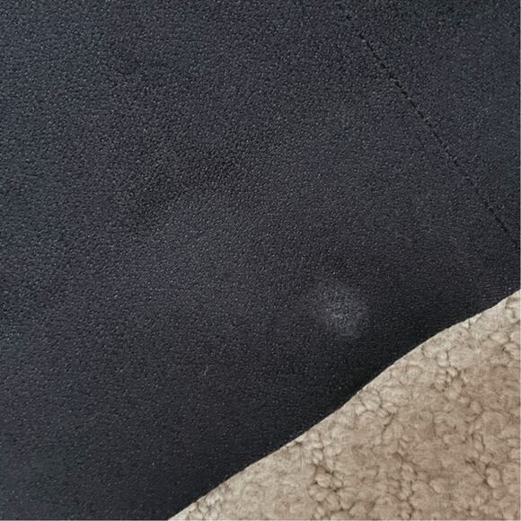 Goat Made in UK Lola Gathered Wool-crepe Mini Dress In Black - sz 2, flawed - Picture 9 of 11